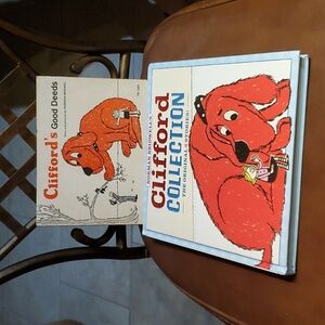 Lot of 2 Clifford Big Red Dog Books Good Deeds by Norman Bridwell & 6 Stories